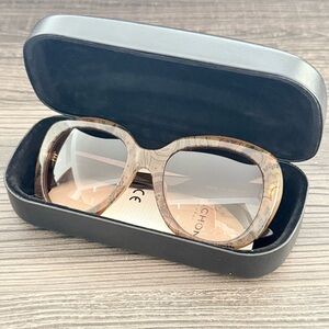 NWT ETRO Patterned Sunglasses Brown Italy w/Black Case